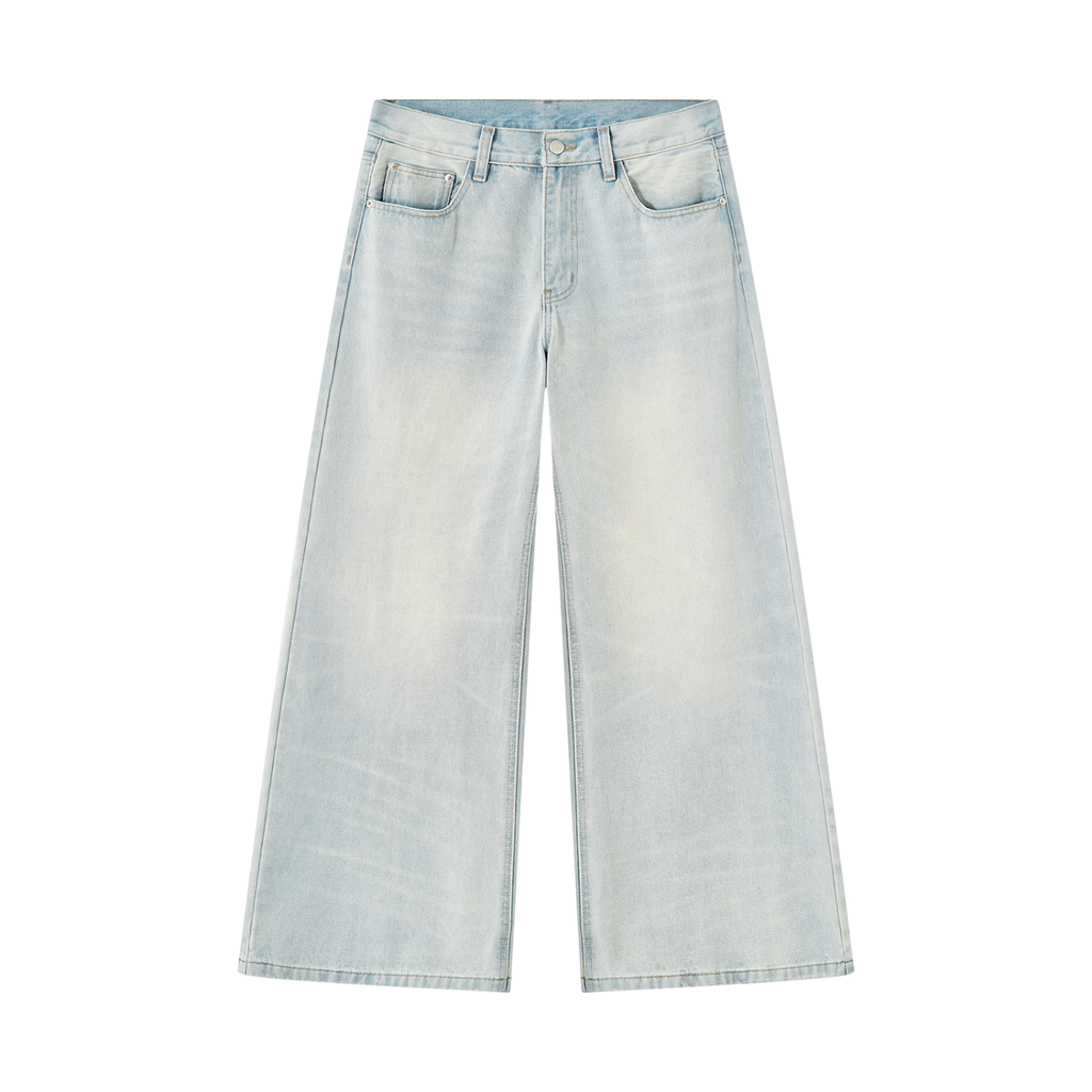 STAYLOW vintage Wash Wide Leg Denim Jeans